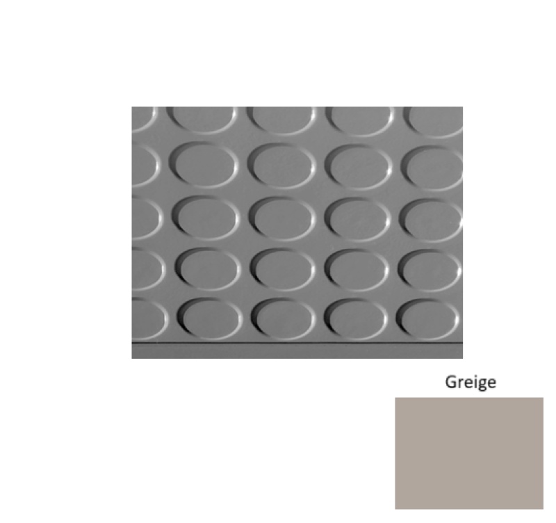 Roppe Greige Textured Rubber Stair Tread