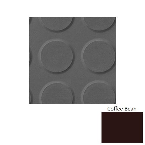 Flextones Coffee Bean Rgt Radial Ii Rubber Distinct Designs Tile - Textured - 18" X 18"