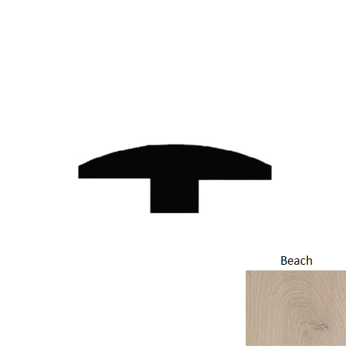 Palladio Beach Hardwood Moulding / Trim - 90" T Molding - Brushed Matte