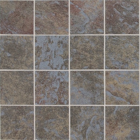 Continental Slate Tuscan Blue Ceramic Mosaic - 3" x 3" - Matte