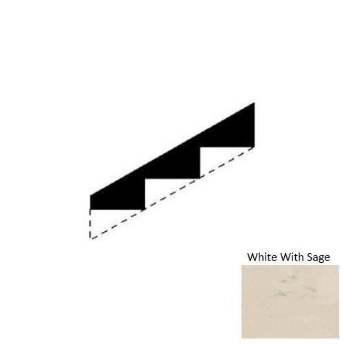 Evolving Styles Creative Elements White With Sage Rubber Stringers