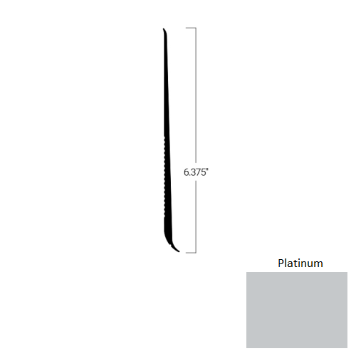 Johnsonite Platinum Rubber Tightlock Resilient Rubber Base
