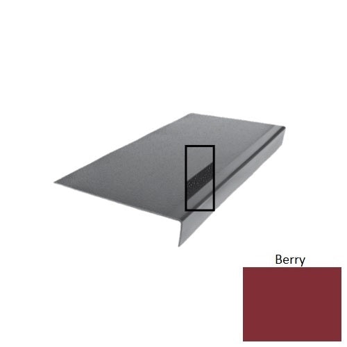 Flextones Berry Hammered Rubber Stair Tread