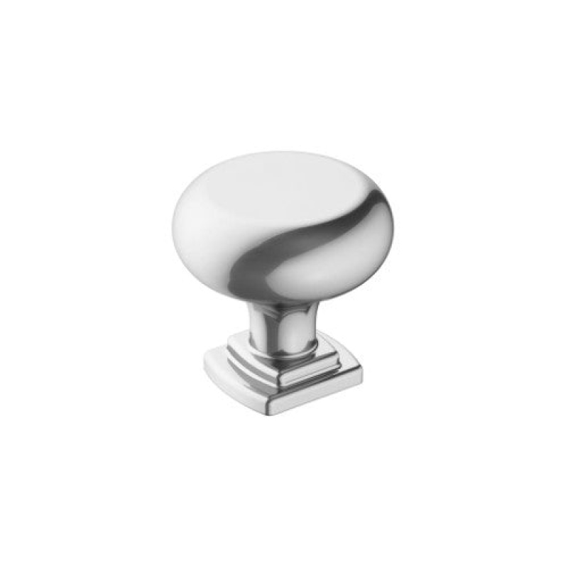 Surpass Zinc Cabinet Knob - Polished Chrome - 1 1/4" (32 Mm) Length