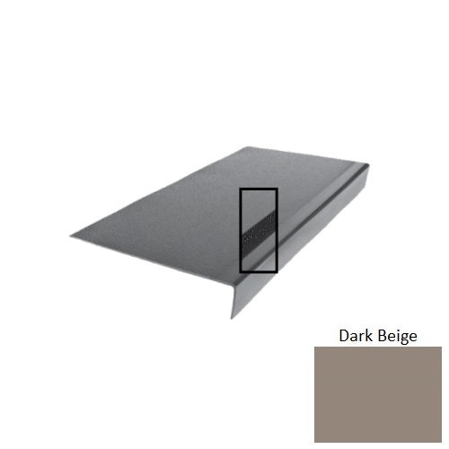 Dark Beige Type 975 Hammered Stair Tread