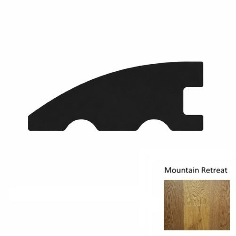 Elevate Mountain Retreat Hardwood Moulding / Trim - 78" Reducer - Wire Brushed