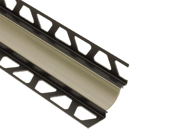 Dilex Hkw Cove Shaped Plastic Pvc Tile Edging Trim - Grey