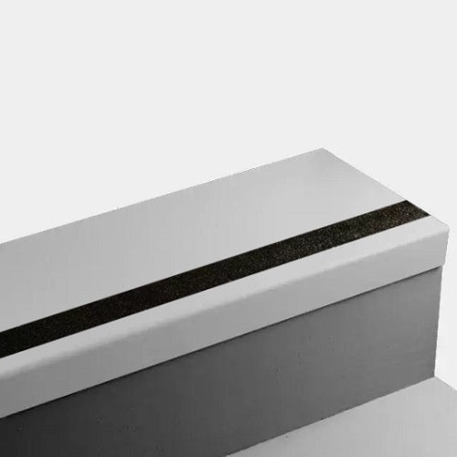 Johnsonite Platinum Hammered Angle Fit Stair Tread