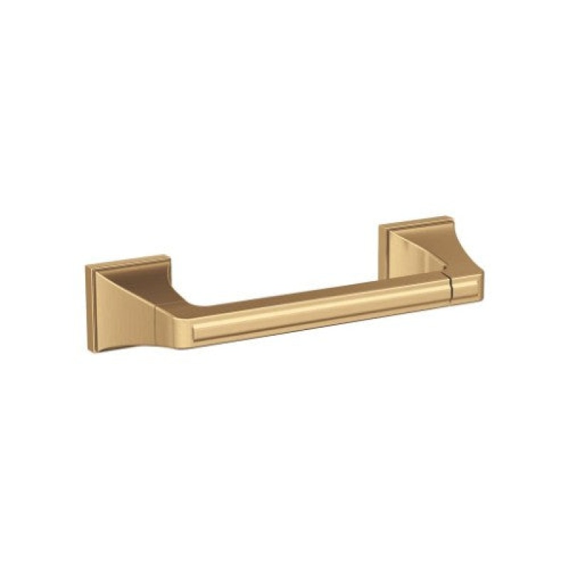 Pivoting Double Post Toilet Paper Holder - Champagne Bronze