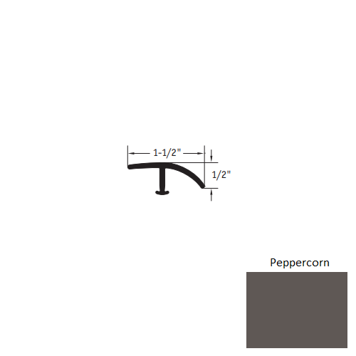 Johnsonite Peppercorn Vinyl Moulding / Trim
