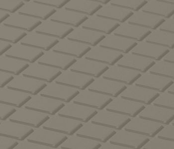 Johnsonite Boxwood Diamond Solid Color Rubber Tile