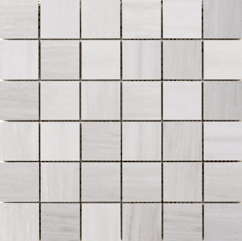 Latitude Ivory Porcelain Mosaic - 2" x 2" Matte