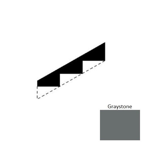 Flextones Graystone Rubber Stringers 10" x 72"