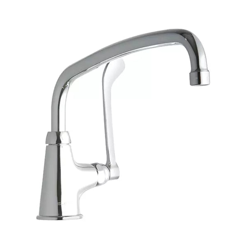 Chrome Deck Mount Kitchen Faucet