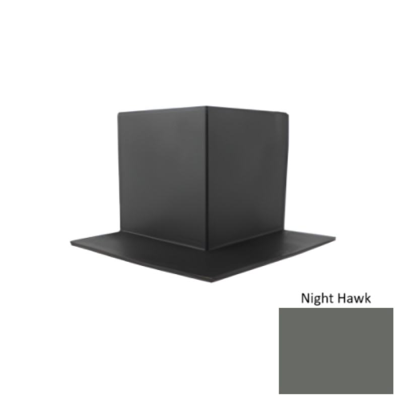 Pinnacle Night Hawk Rubber Sanitary Toe Outside Corner - 4"