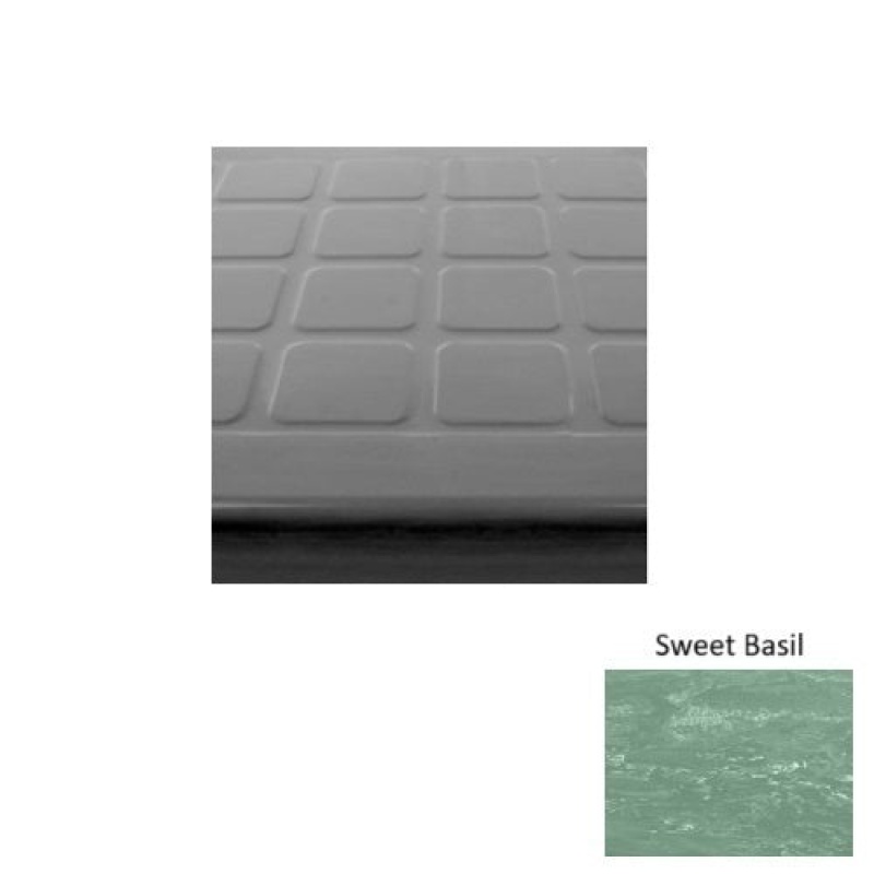 Marbleized 94 Sweet Basil Raised Square Rubber (Sq) Stair Tread - Textured