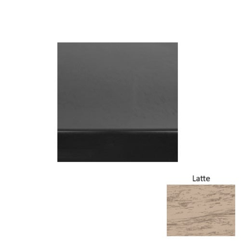 Marbleized 70 Latte Light Duty Rubber (Sq) Stair Tread - Smooth