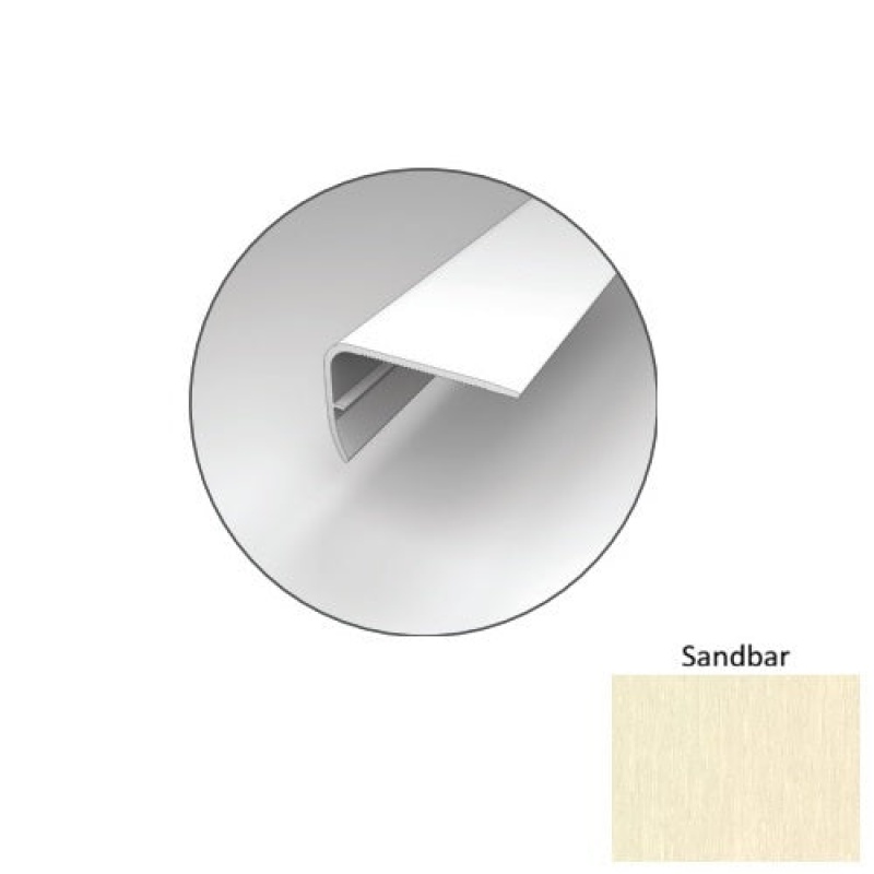 Pro Solutions Sandbar Luxury Vinyl Moulding / Trim - 78.74" Overlap Stair Nose - Matte