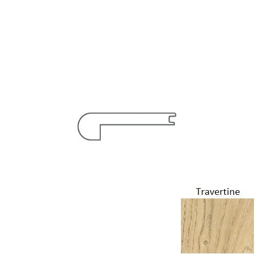 Travertine Hardwood Moulding / Trim - Flush Stair Nose