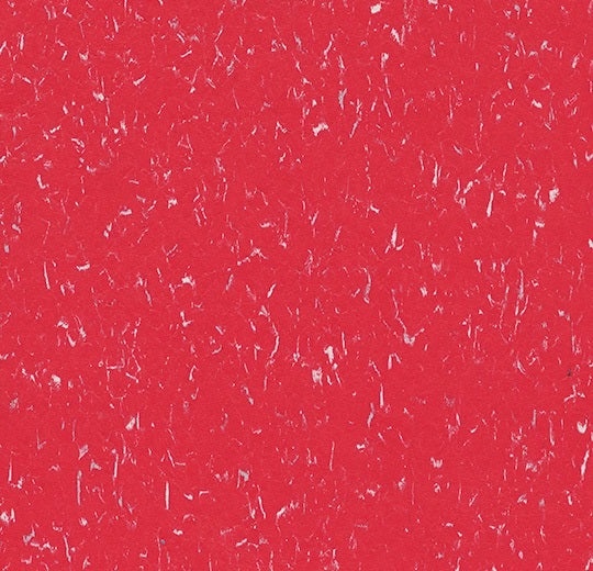 Marmoleum Composition Tile Mct Poppy Red Linoleum Tile - Topshield Pro - 13.11" X 13.11"