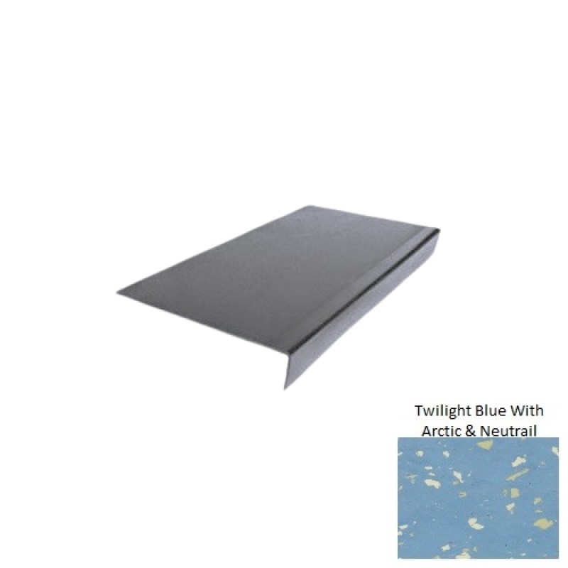 Spextones Twilight Blue Rubber Stair Tread