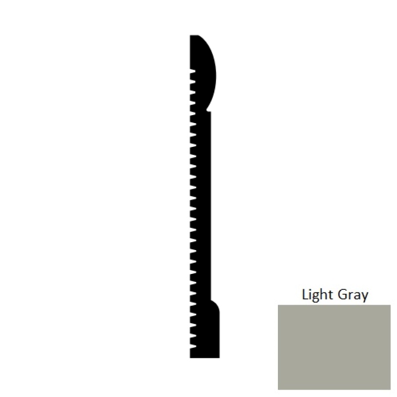 Light Gray Fascinate SCF Rubber Wall Base