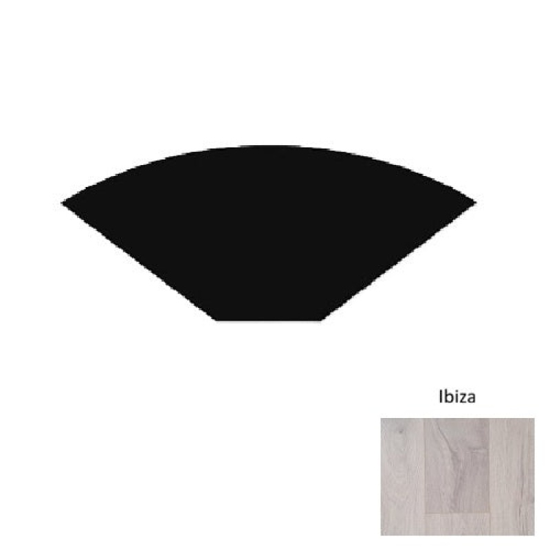Paradise Ibiza 94" Wire Brushed Quarter Round Trim