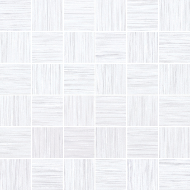 Zera Annex Bianco Porcelain Mosaic - 2" x 2" Matte