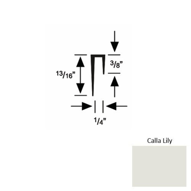 Solid 47 Calla Lily Rubber Cove Cap Square
