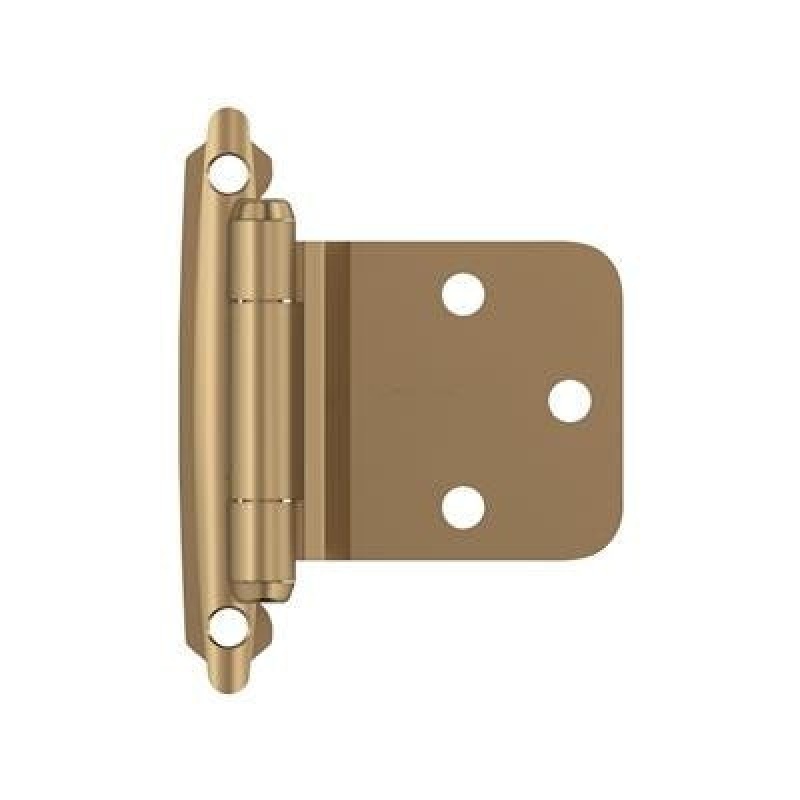 Bpr7630cz Champagne Bronze Steel Face Frame Self Close Spring Cabinet Hinge - Variable Overlay - Champagne Bronze