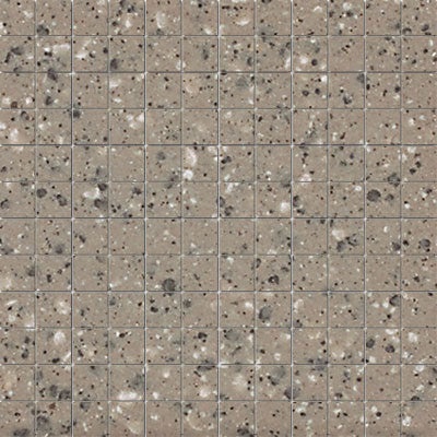 Unglazed Mosaics Clearface Mushroom Speckled Porcelain Mosaic