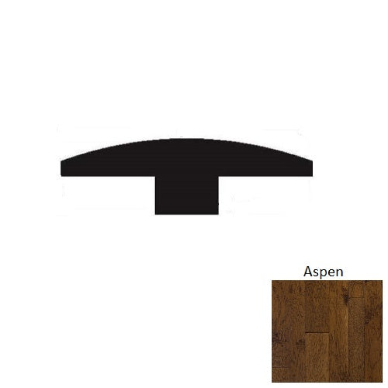 Timeless Collection Bend Hardwood Moulding / Trim - 2" X 90" T Molding - Hand Scraped