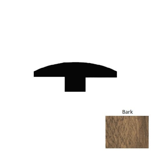 Mountain View Xl Bark Hardwood Moulding / Trim - 84" T Molding - Wire Brushed