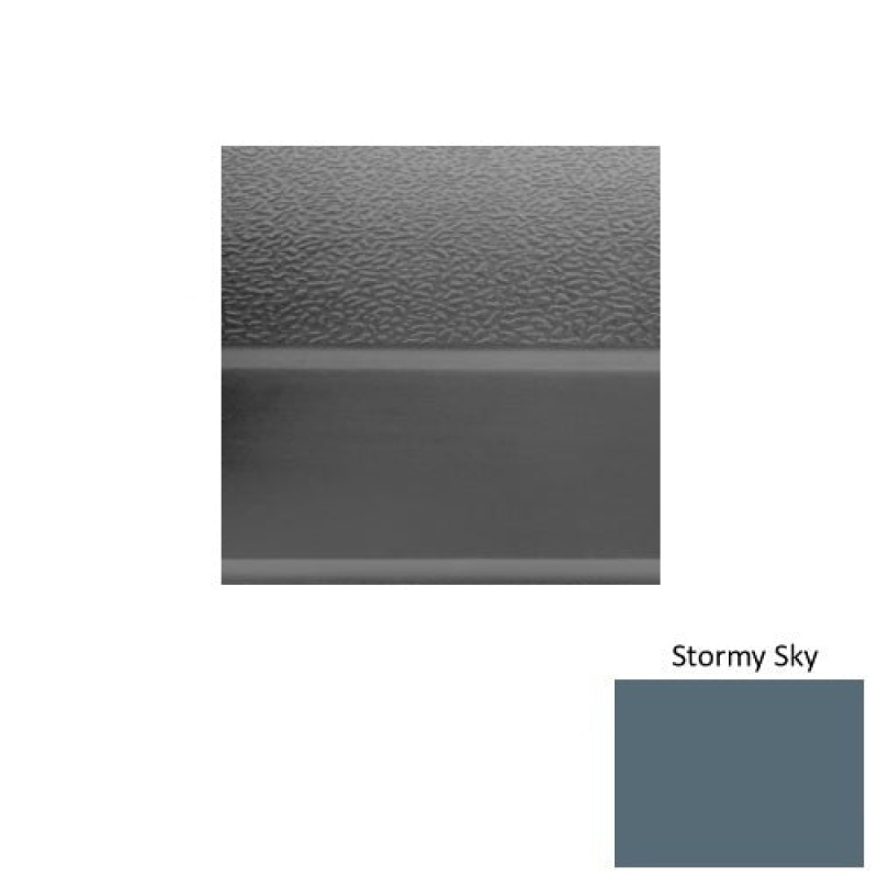 Solid Stormy Sky Rubber Stair Tread with Dupont Kevlar