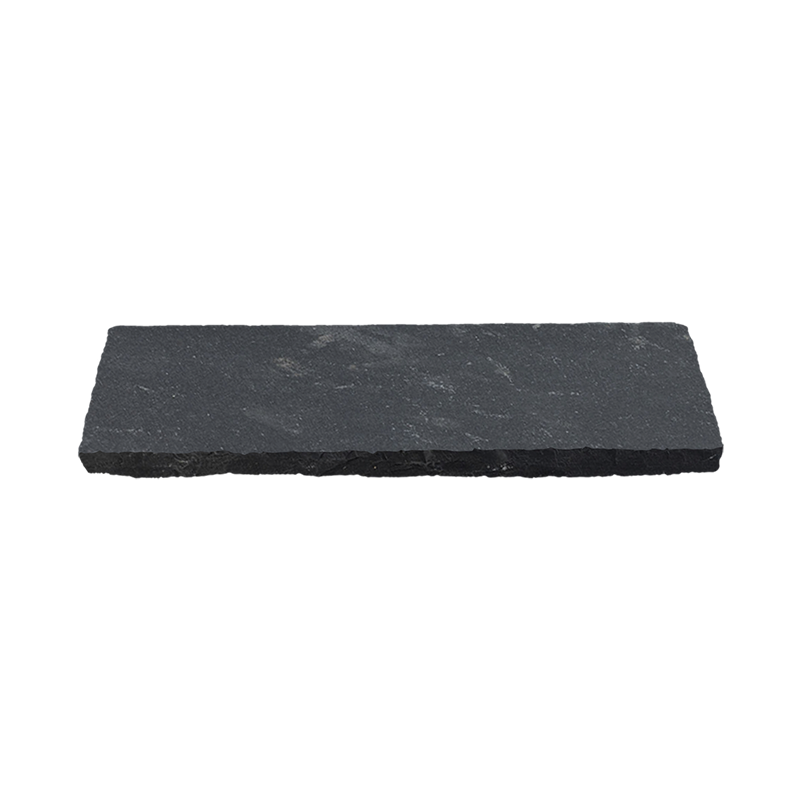 Lime Black Limestone Wall Cap - Natural Cleft