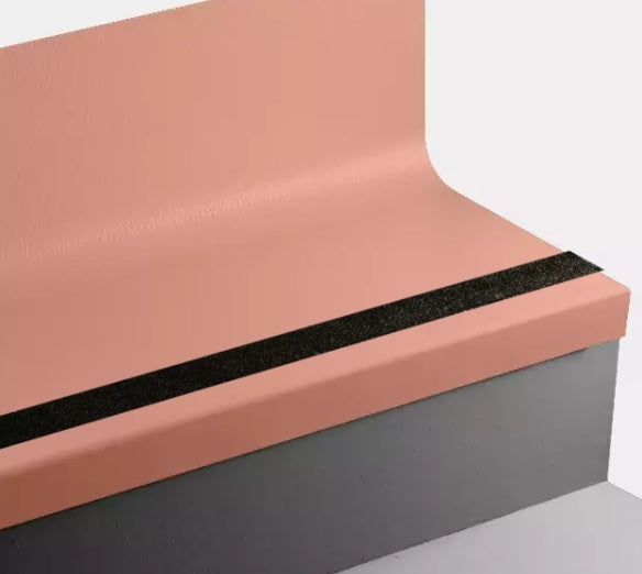 Johnsonite Tangerine Tango Hammered Stair Tread