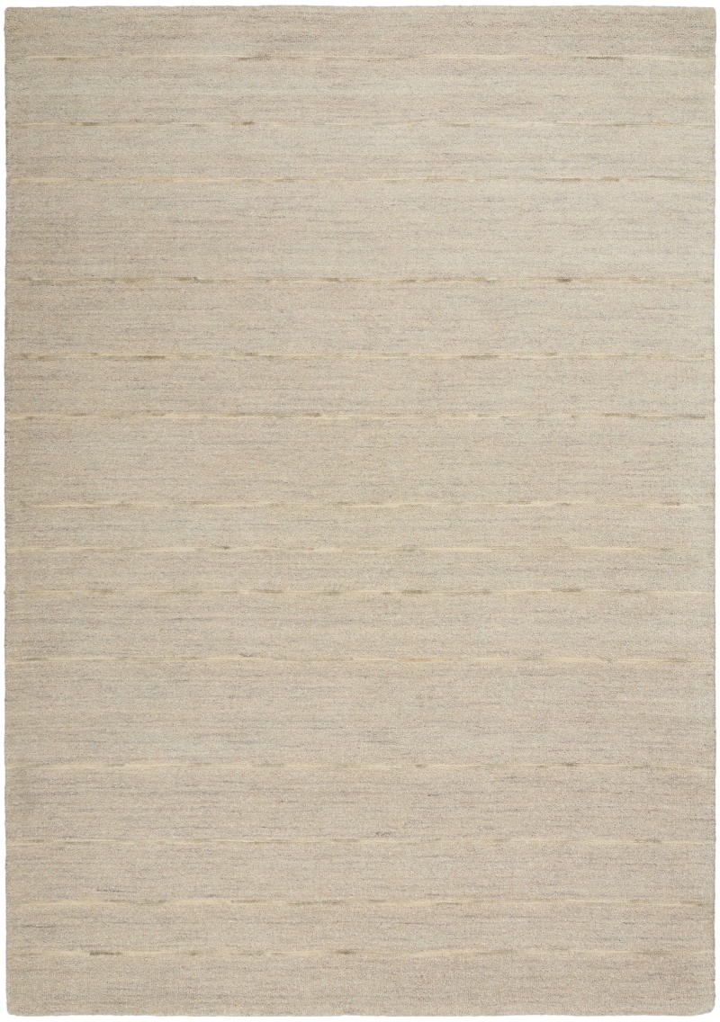 Calvin Klein Halo Grey Wool Modern Area Rug