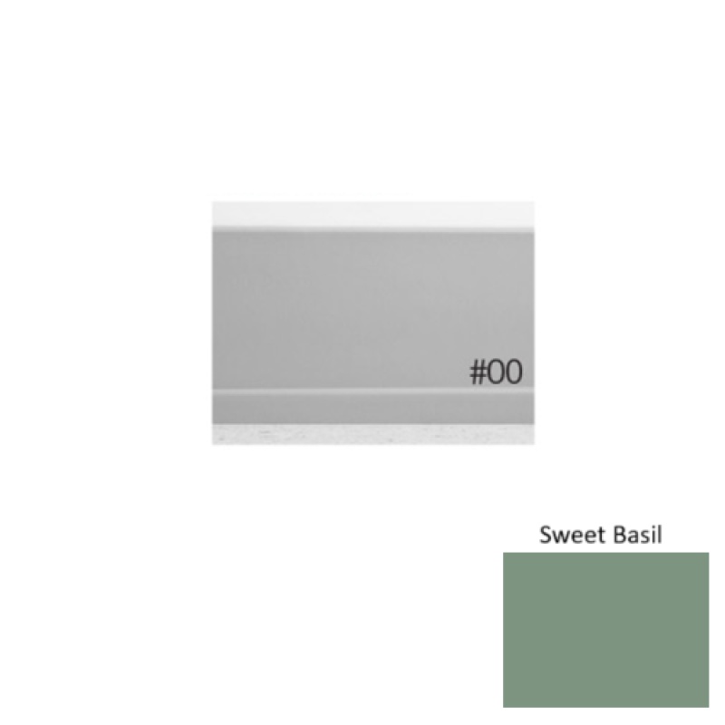 Pinnacle Plus #00 Simplicity Sweet Basil Rubber Coil Wall Base - 4" X 60 Ft