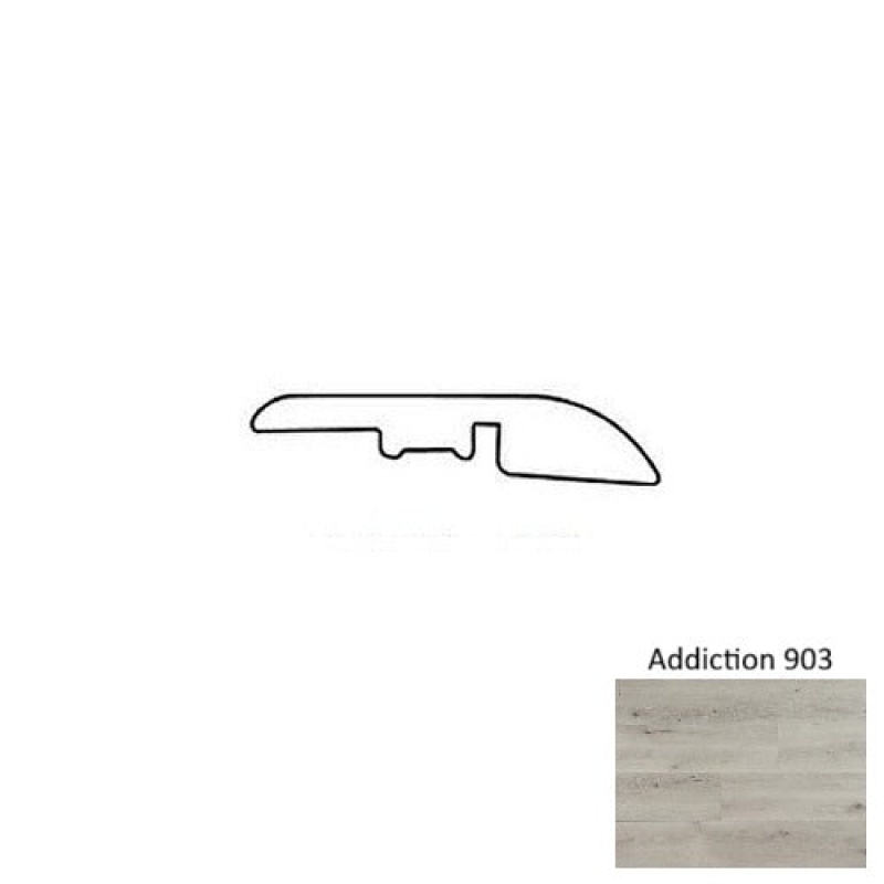 Addiction 903 Luxury Vinyl Moulding / Trim - 1.75" X 94.48" Reducer - Urethane