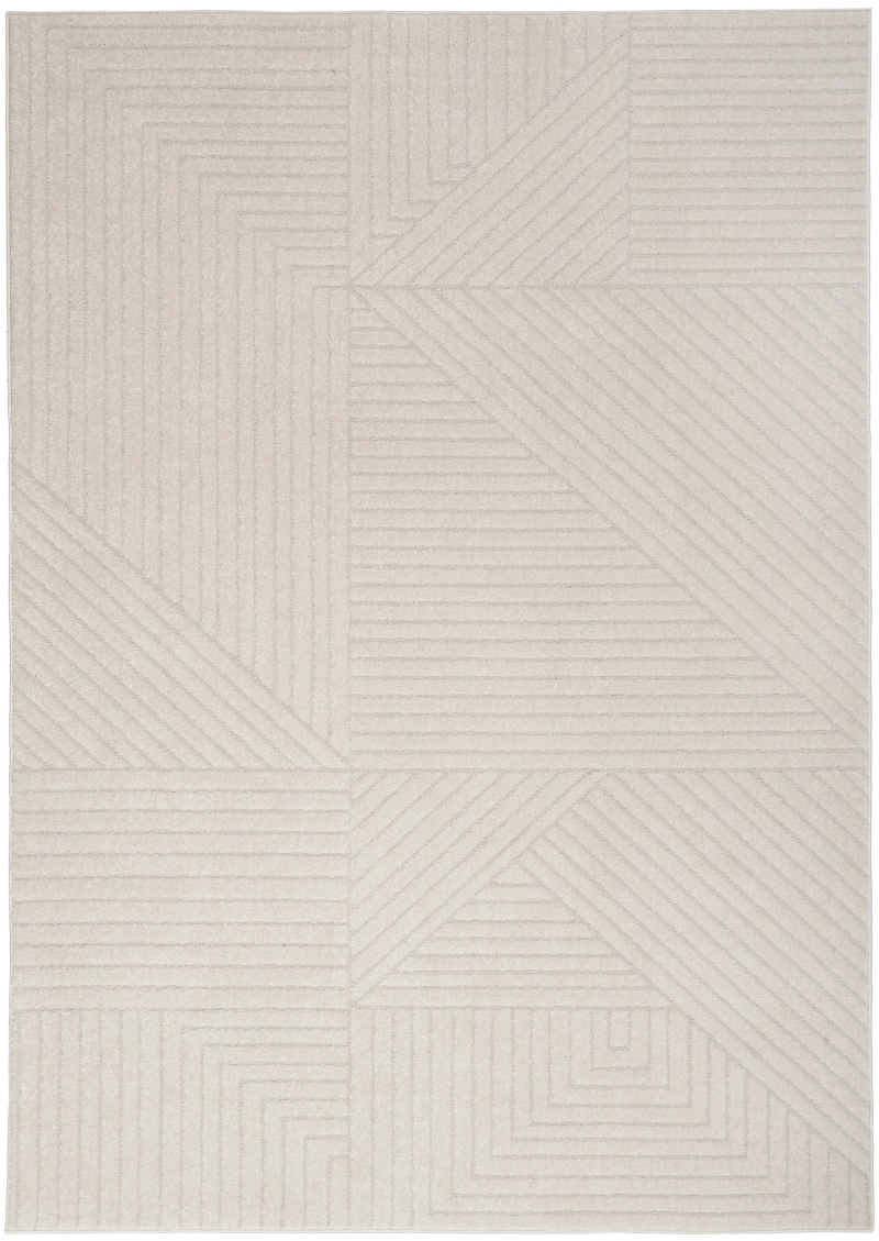 Calvin Klein Balance Bln01 Ivory / Grey Area Rug