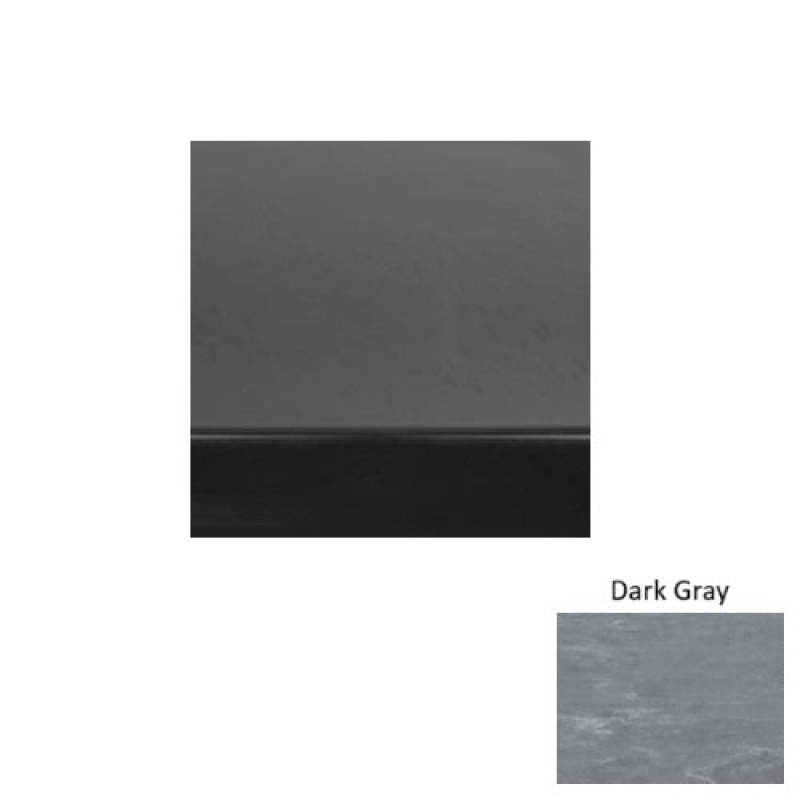 Marbleized 61 Dark Gray Heavy Duty Rubber (Rd) Stair Tread - Smooth