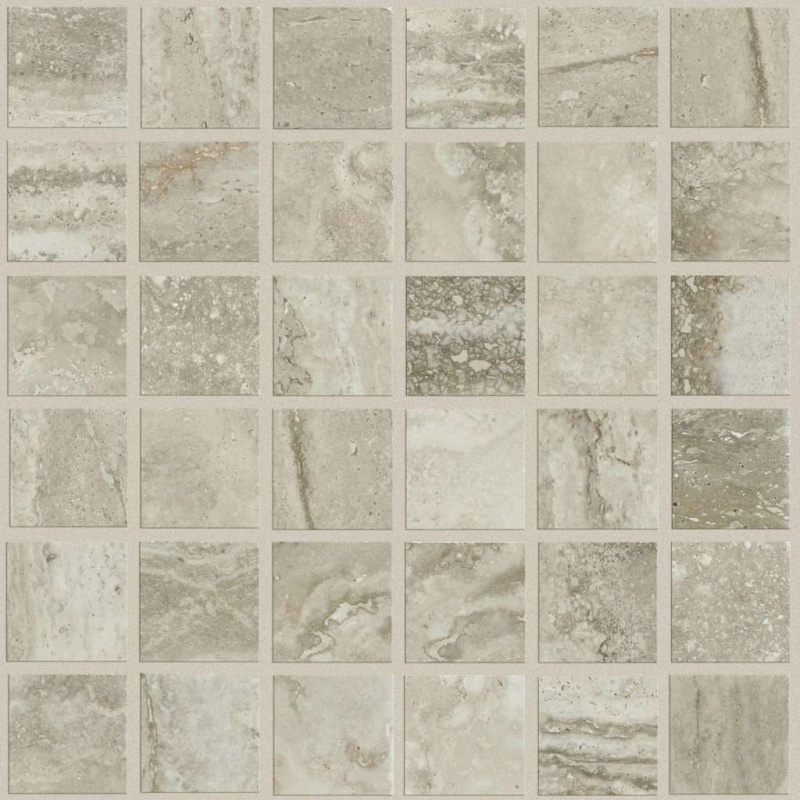 Genesis Taupe Porcelain Mosaic - 12.99" X 12.99" - Light Textured