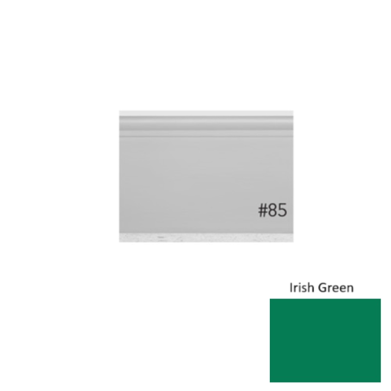 Pinnacle Plus #85 Fashion Irish Green Rubber Coil Wall Base - 4 1/4" X 60 Ft