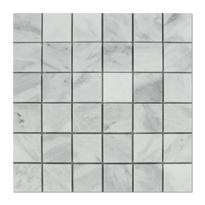 Carrara Venatino Marble Mosaic - 2" X 2"