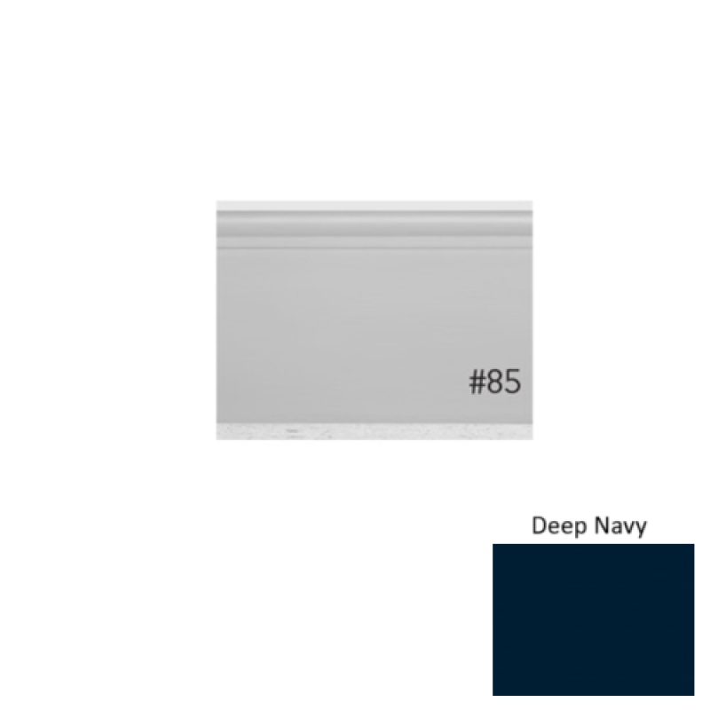Pinnacle Plus #25 Classic Deep Navy Rubber Coil Wall Base - 4 9/16" X 60 Ft