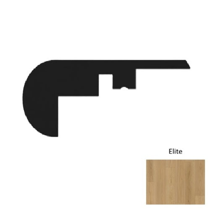 Paradise Elite 94" Overlap Stair Nose - Wire Brushed