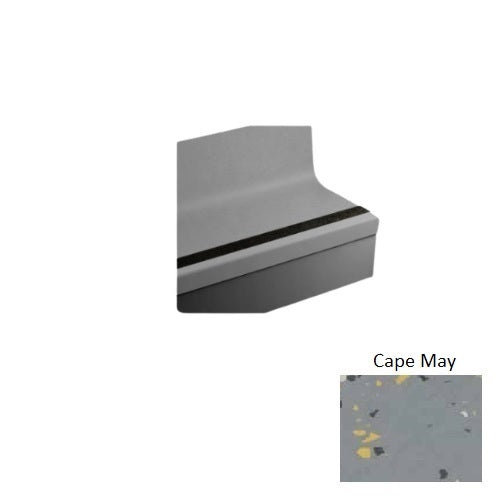 Johnsonite Cape May Rice Paper Rubber Stair Tread