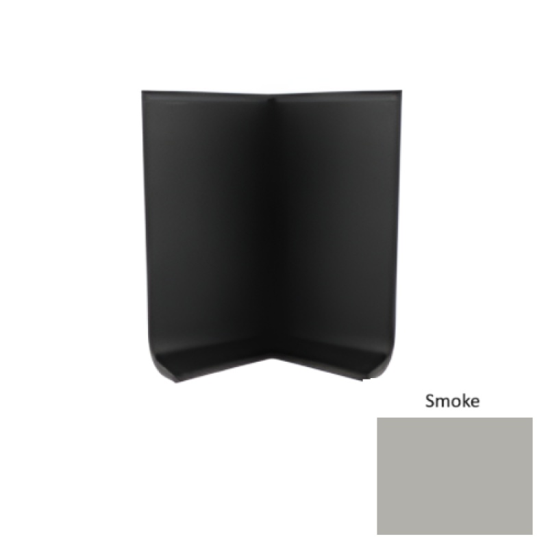 Smoke Vinyl Moulding / Trim 4" Inside Corner