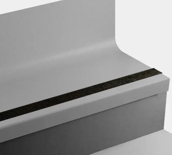 Johnsonite Vaporize Hammered Rubber Stair Tread