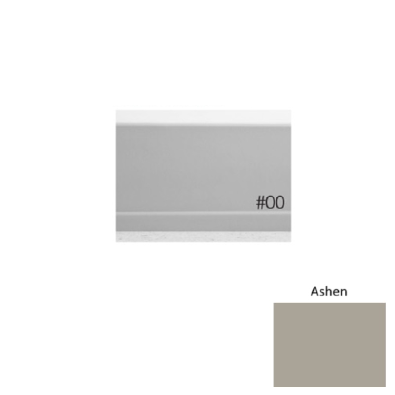 Pinnacle Plus #00 Simplicity Ashen Rubber Coil Wall Base - 4" X 60 Ft